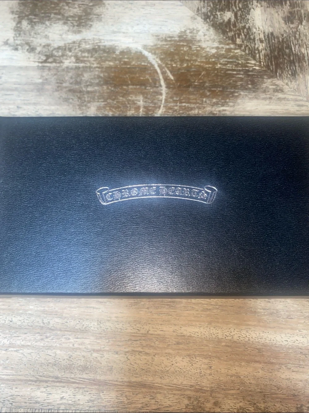 Chrome Hearts Black Leather Watch Case